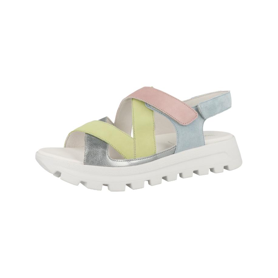 Waldläufer WALDLÄUFER Sandaal Nele lichtblauw / appel / rosa -