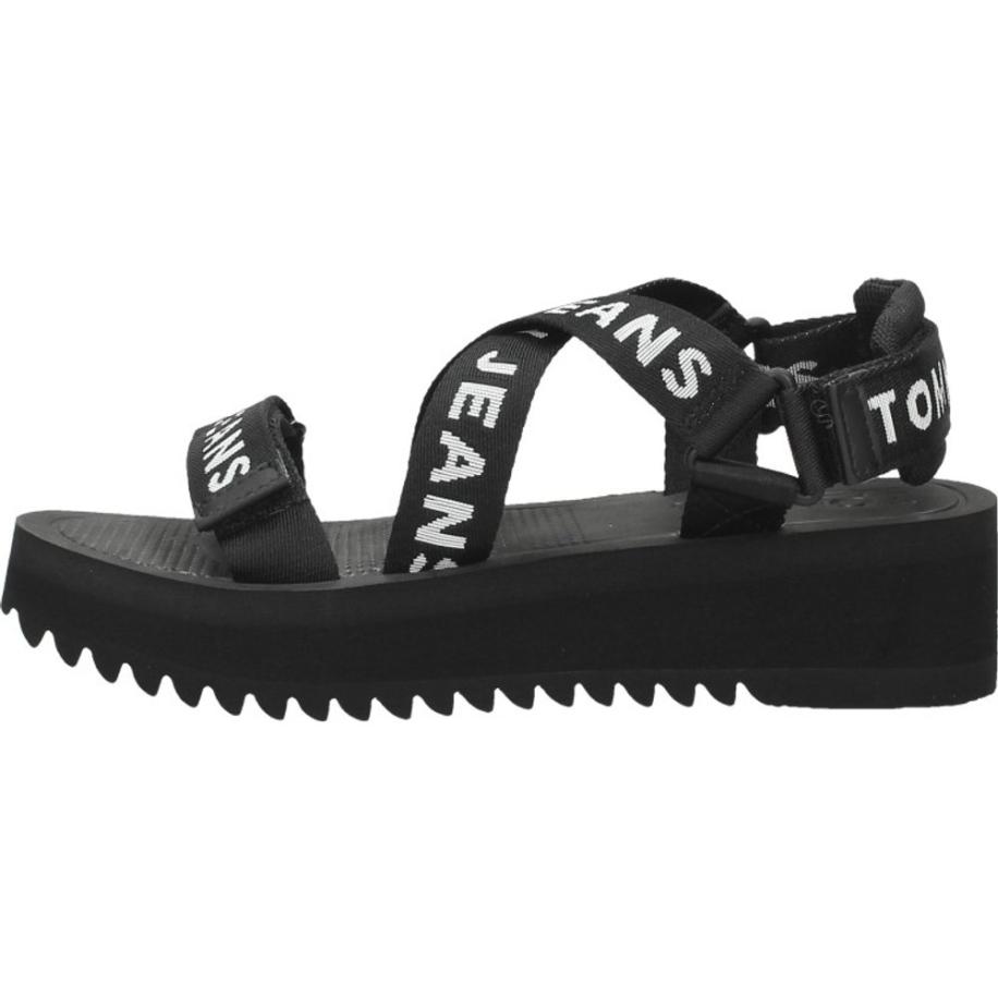 Tommy Hilfiger - Sandalen Plat Zwart