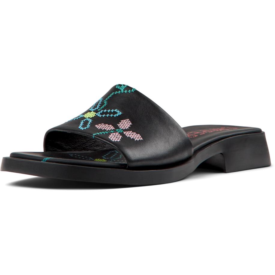 Camper CAMPER Muiltjes Dana cyaan blauw / hemelsblauw / rosa / zwart -