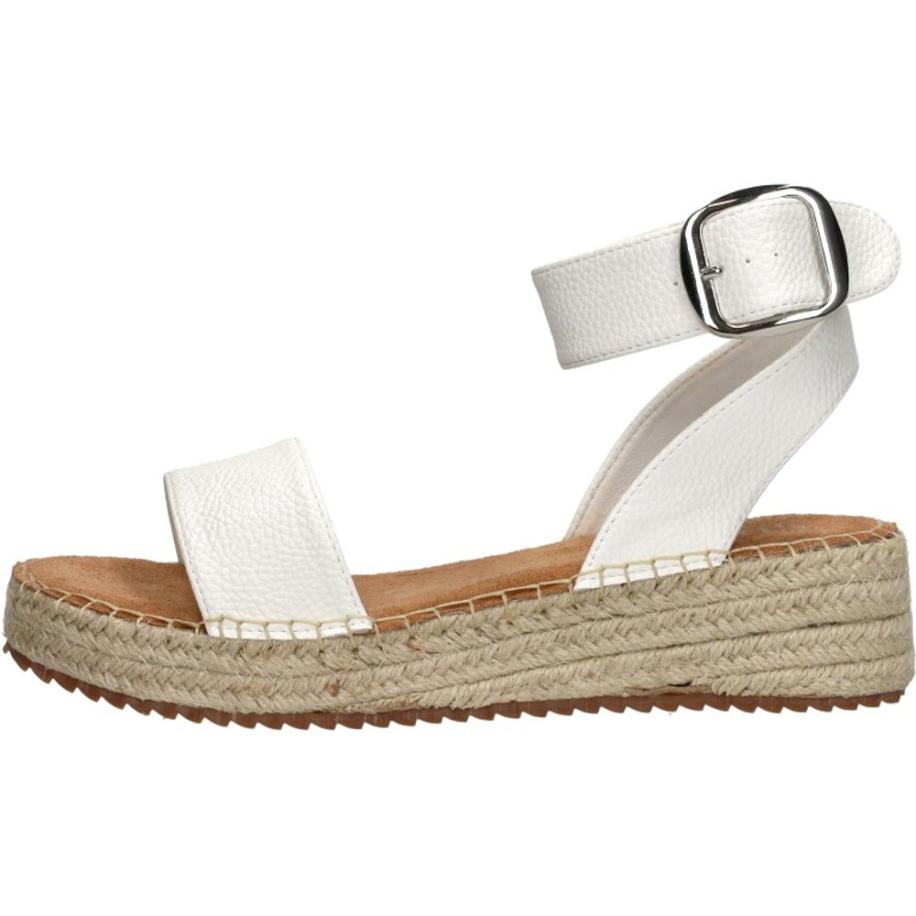 Sub55 - Sandalen Plat Wit