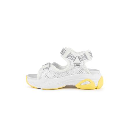 MUNICH Sandaal Areia geel / grijs / wit