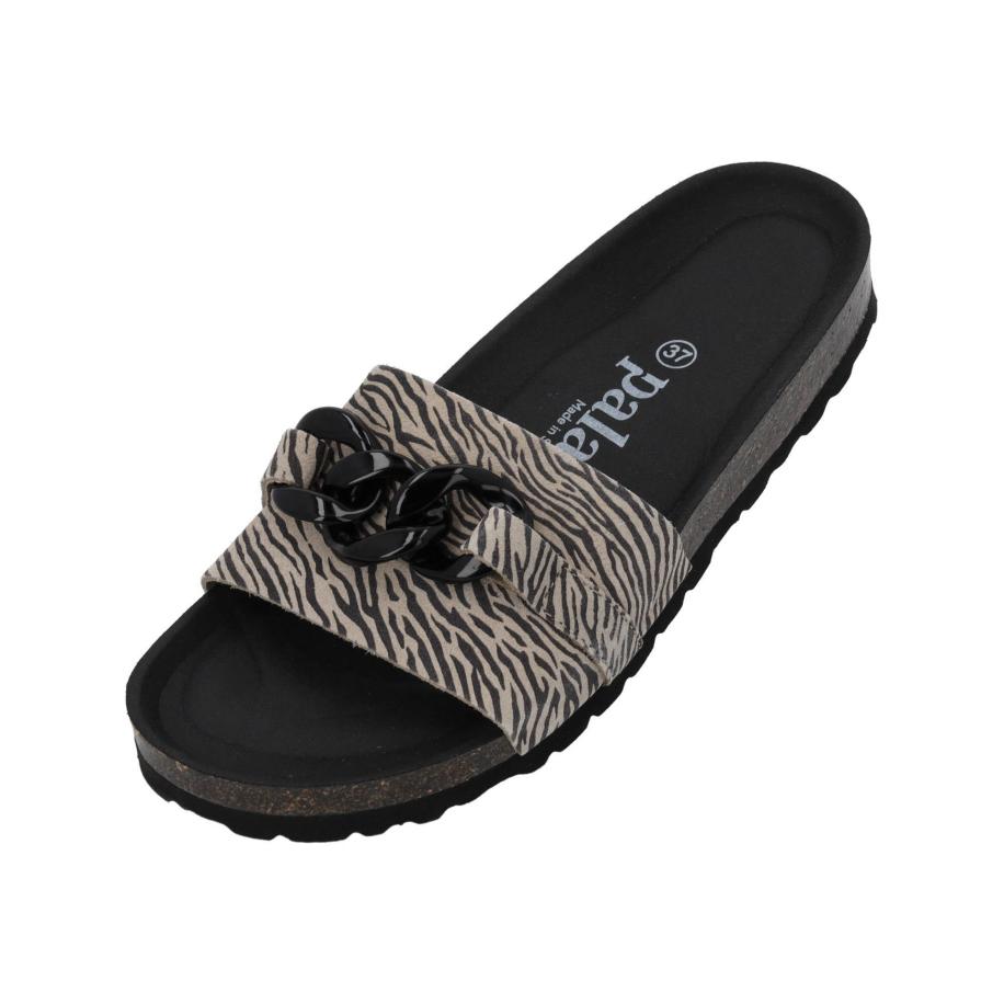 Palado Palado Muiltjes Gozo beige / donkergrijs / zwart -