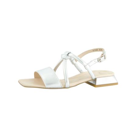 Paul Green Paul Green Sandalen met riem zilver