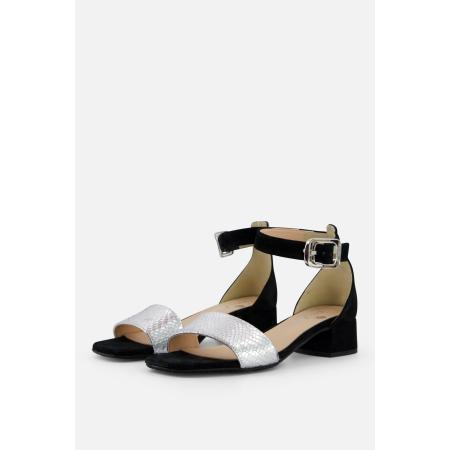 Linea Zeta Sandalen zwart suede