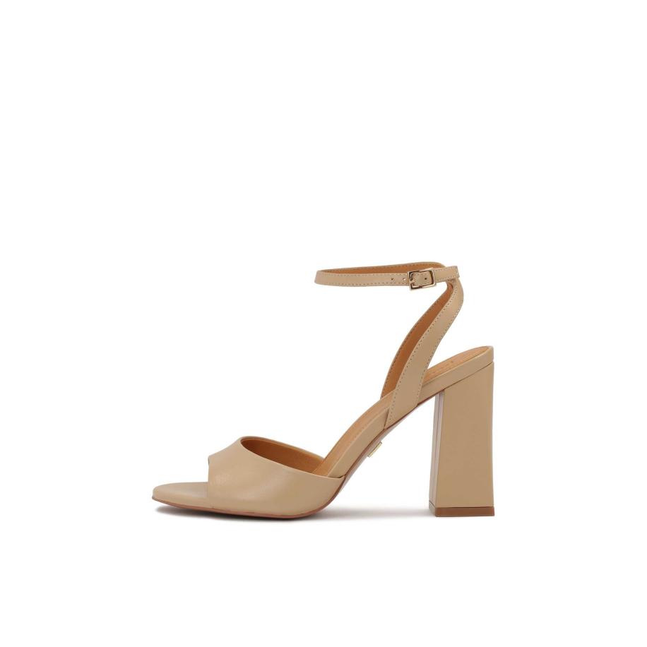 Kazar Kazar Sandalen met riem beige -