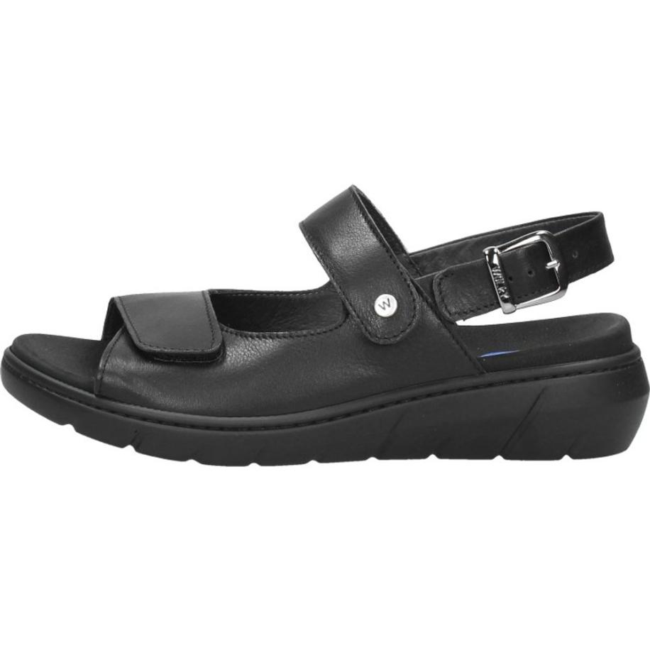 Wolky - Sandalen Plat Zwart