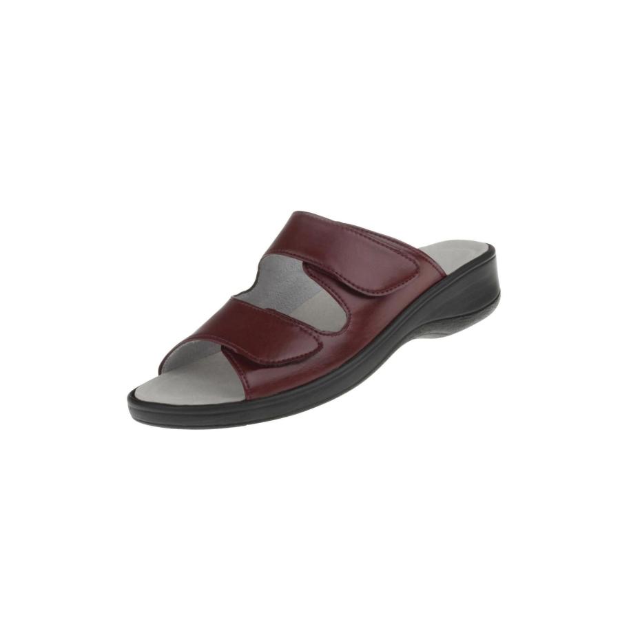 Natural Feet Natural Feet Muiltjes Leonie wijnrood -