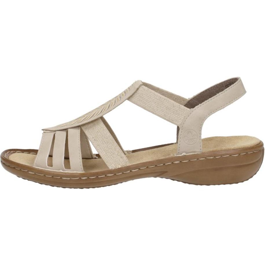 Rieker - Sandalen Plat Bruin