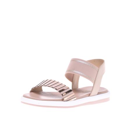 Baldinini BALDININI Sandalen met riem oudroze / zilver