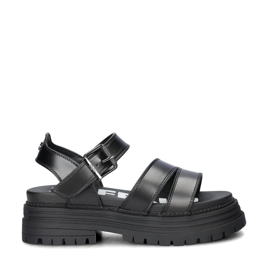 Buffalo Lennox sandalen Zwart 485453 Zwart