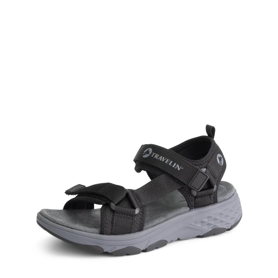 Travelin Travelin Wandelsandalen Angvik zwart -