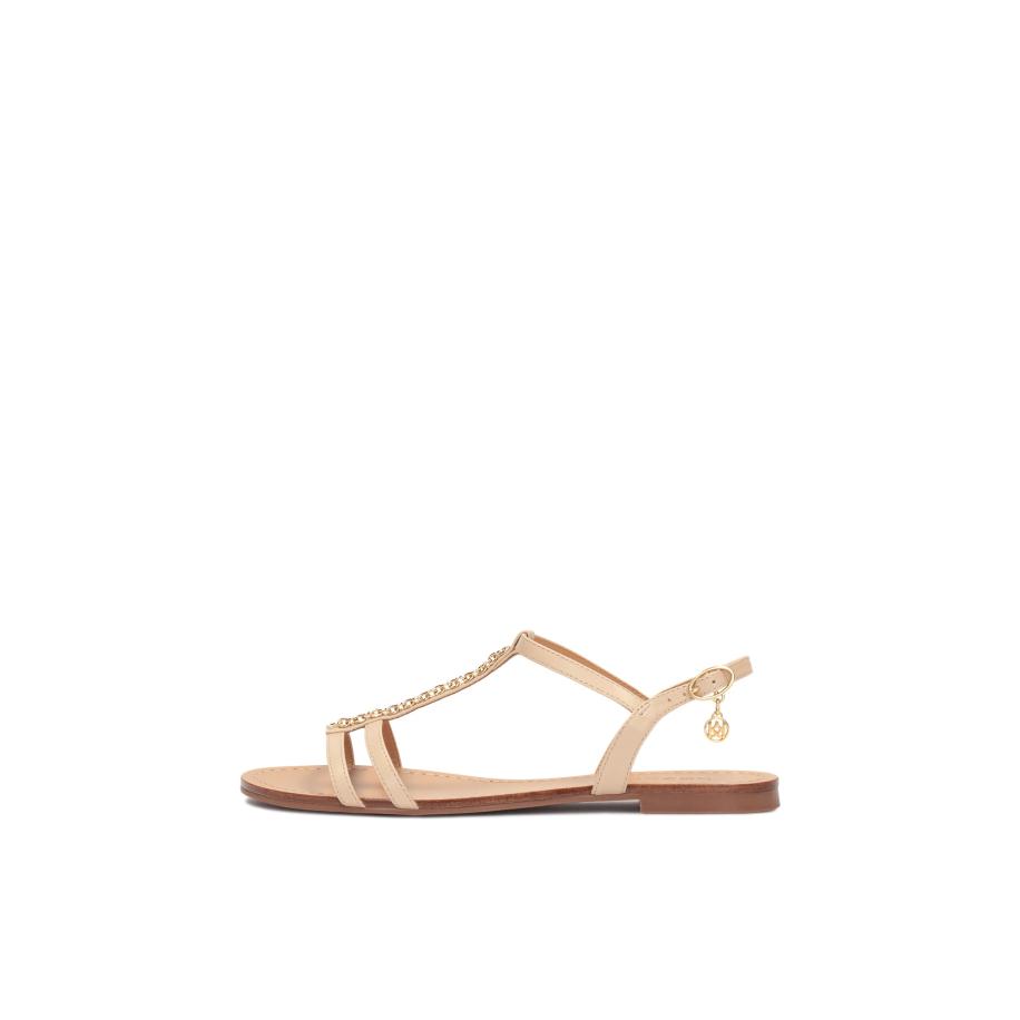 Kazar Kazar Sandalen met riem beige -