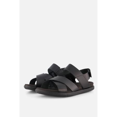 Ecco Samara Sandalen zwart Leer