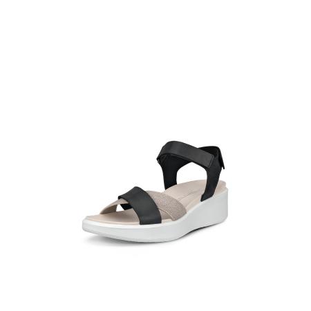 ECCO ECCO Sandalen met riem FLOWT WEDGE LX beige / zwart