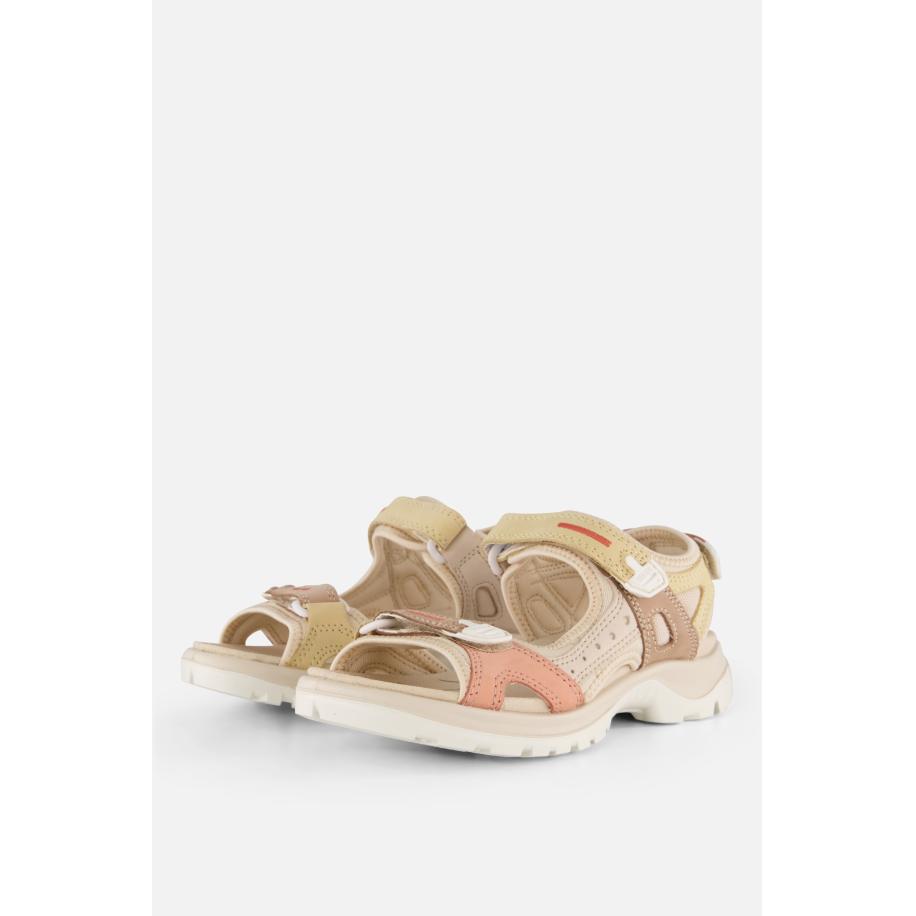 Ecco Offroad Sandalen roze Leer Roze