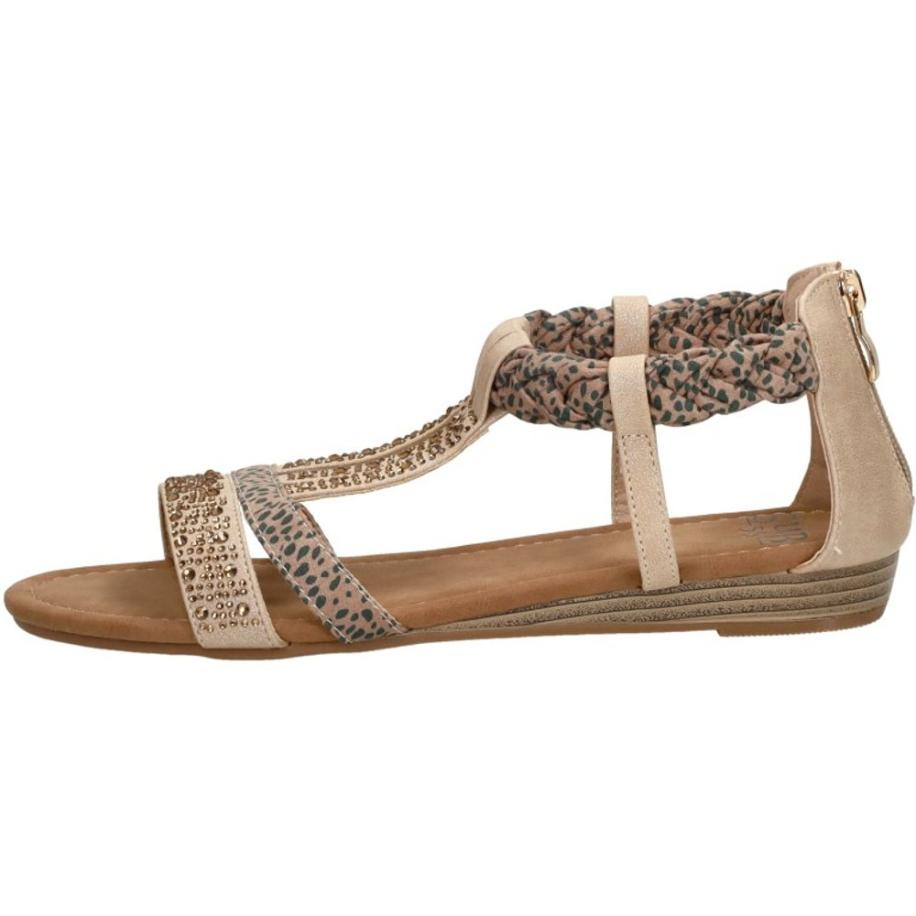 Sub55 - Sandalen Plat Bruin