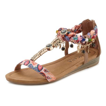 Lascana LASCANA Sandalen met riem gemengde kleuren