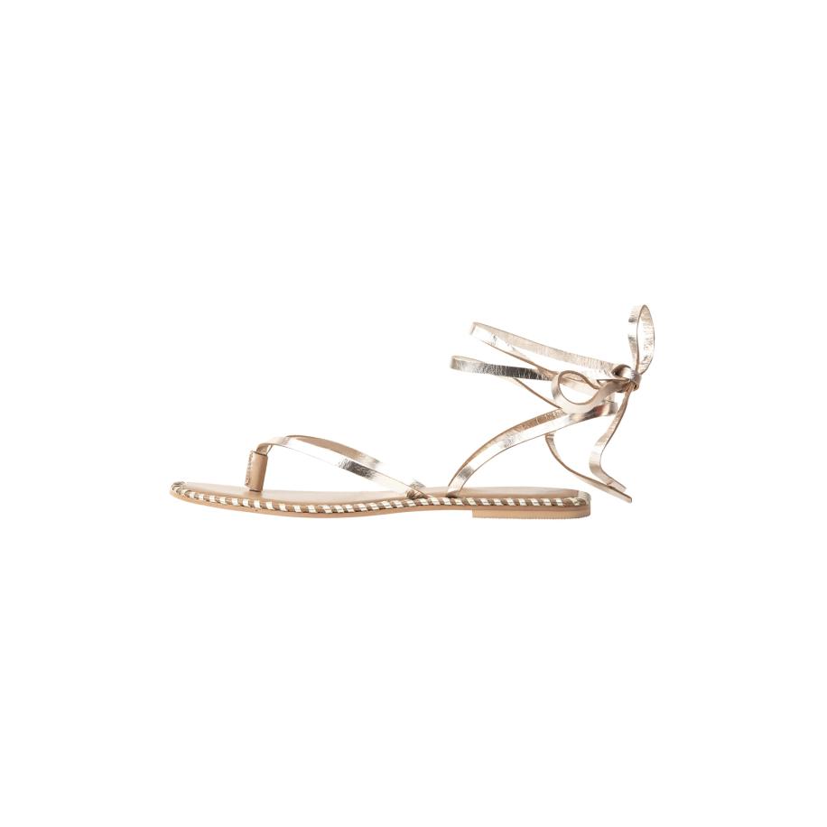 Faina faina Sandalen met riem goud -