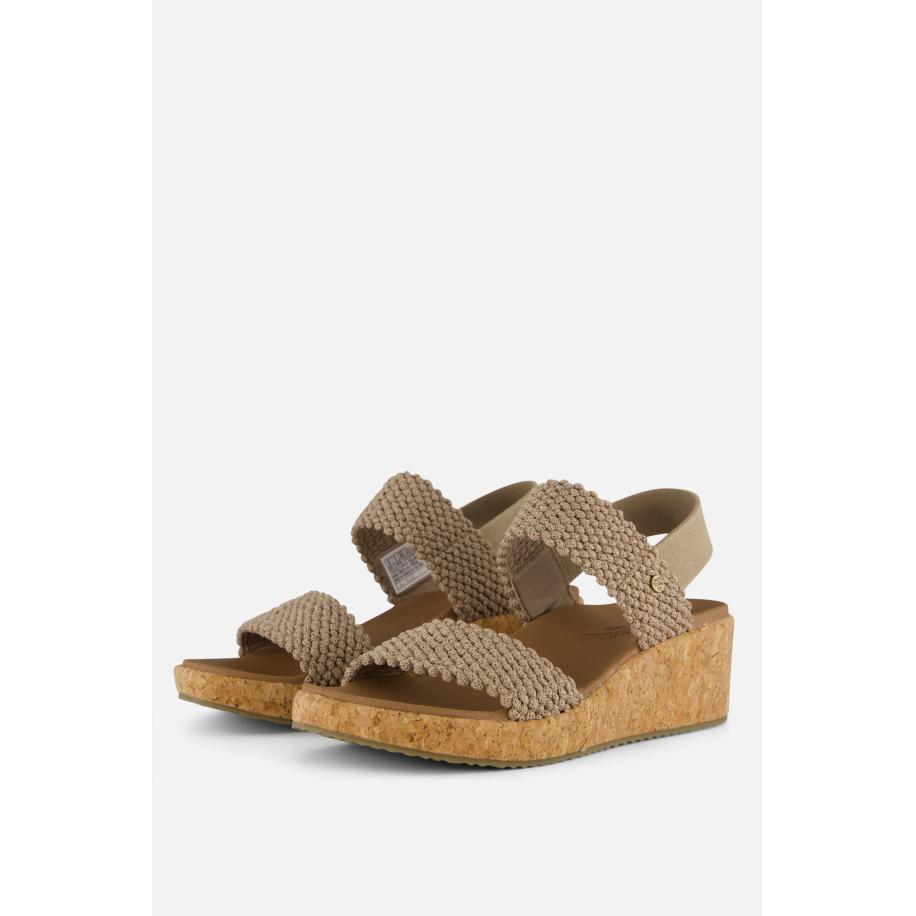 Skechers Arch Fit Beverlee Sandalen taupe Bruin