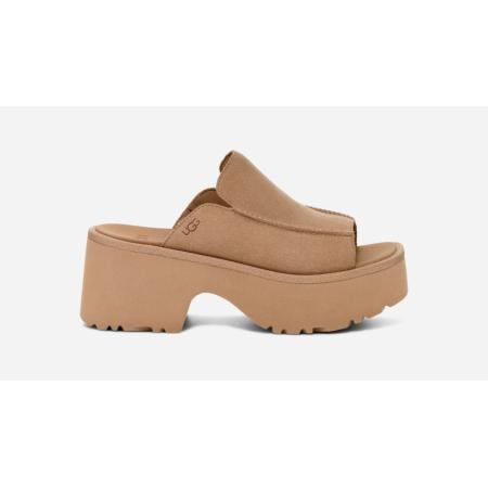 UGG® New Heights-slipper in Brown, Maat 41, Suede