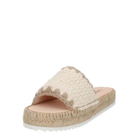 espadrij l´originale Muiltjes brokaat / wit