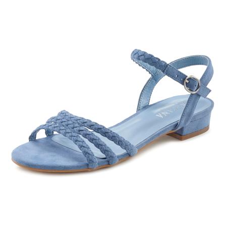 Lascana LASCANA Sandalen met riem duifblauw