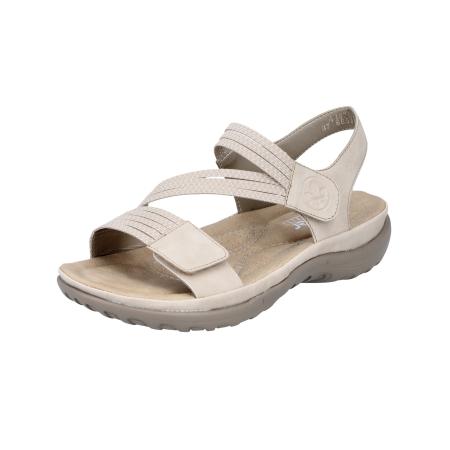 Rieker Rieker Sandalen met riem lichtbeige / wit