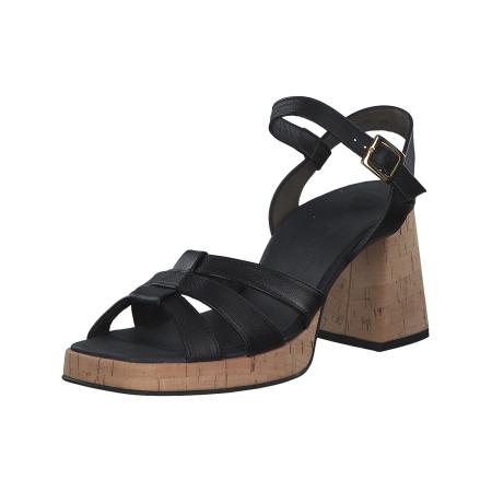 Paul Green Paul Green Sandalen met riem zwart