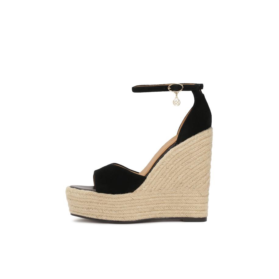 Kazar Kazar Sandalen met riem zwart -