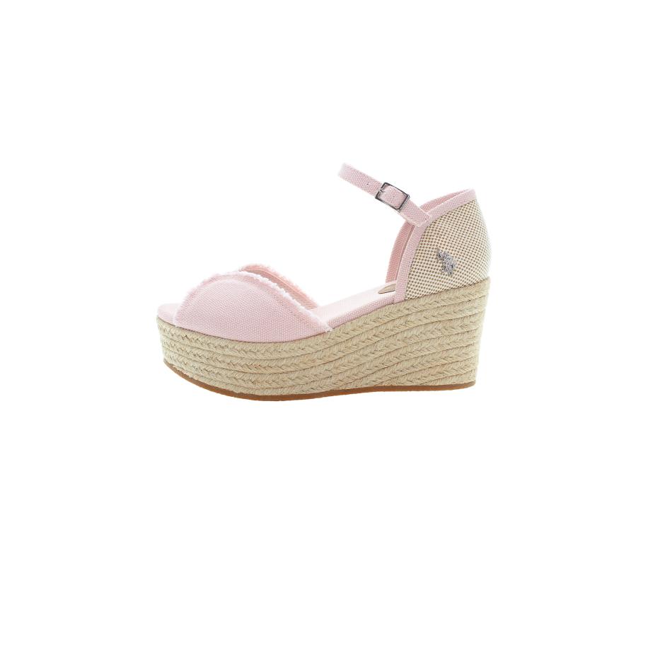 U.S. Polo Assn. U.S. POLO ASSN. Sandaal Aleida beige gemêleerd / rosa -