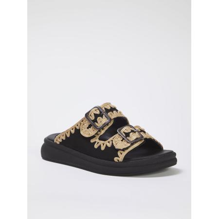 Trendyol Trendyol Muiltjes beige / zwart