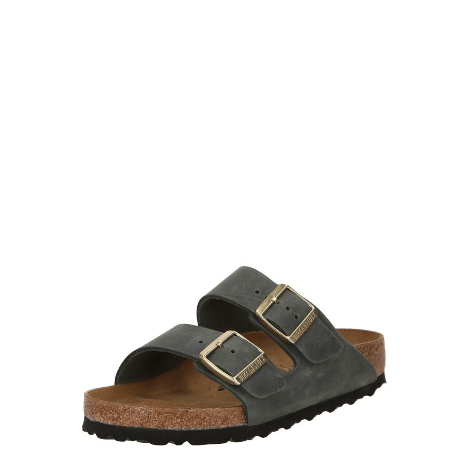 Birkenstock BIRKENSTOCK Muiltjes Arizona LEOI groen gemêleerd -