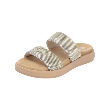 Remonte REMONTE Muiltjes crème / zilver