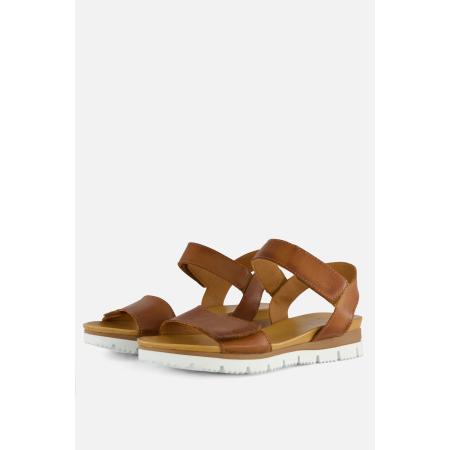 Aqa Sandalen cognac Leer