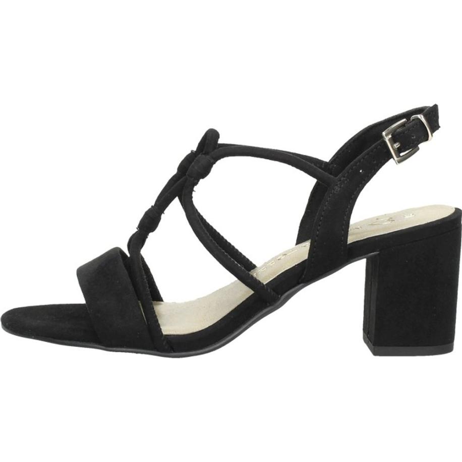 Marco Tozzi - Sandalen Hak Zwart