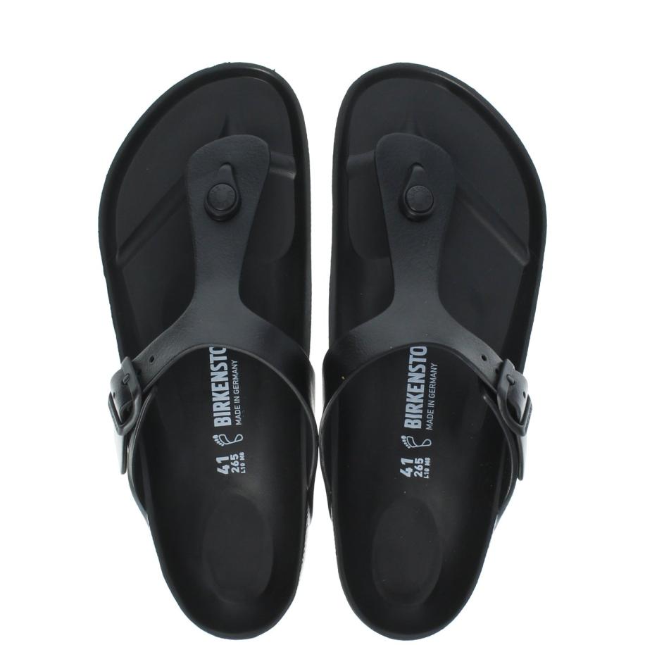 Birkenstock Eva Gizeh sandalen Zwart 325609 Zwart