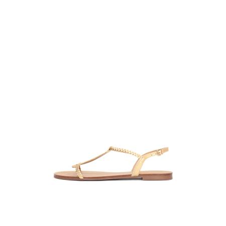Kazar Sandalen met riem goud