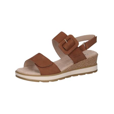 CAPRICE Sandaal cognac