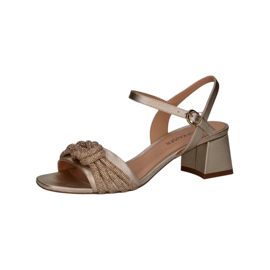 Peter Kaiser PETER KAISER Sandalen met riem goud -