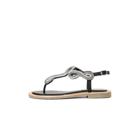 CAFèNOIR CAFè NOIR Sandaal zwart / zilver