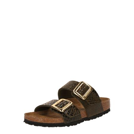 Birkenstock BIRKENSTOCK Muiltjes Sydney bruin / zwart