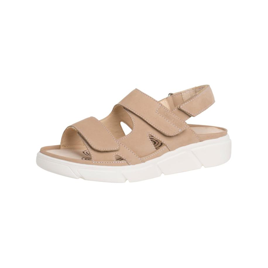 Ganter Ganter Sandalen met riem lichtbruin / wit -