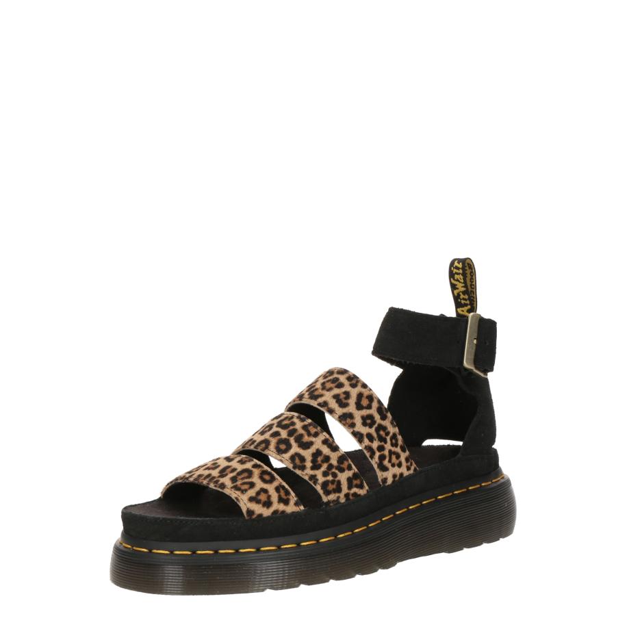 Dr. Martens Dr. Martens Sandaal Clarissa II Quad cappuccino / lichtbruin / geel / zwart -