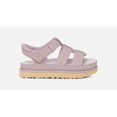 UGG® Goldenstar Strap-sandaal voor dames in Bay Fog, Maat 41, Suede