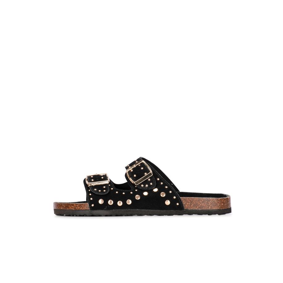 PS Poelman PS Poelman Muiltjes Emmie goud / zwart -