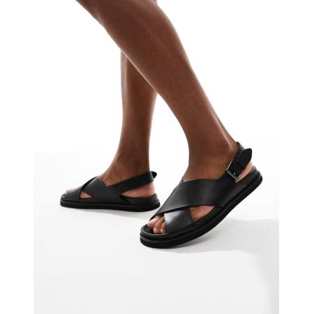 Polo Ralph Lauren - Zane - Sandalen met overslag in zwart