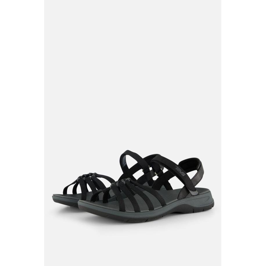 Teva Tirra Traveler Sandalen zwart Textiel Zwart