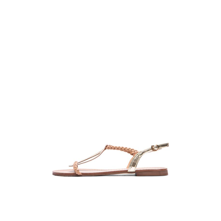 Kazar Kazar Sandalen met riem sand / bruin / goud -