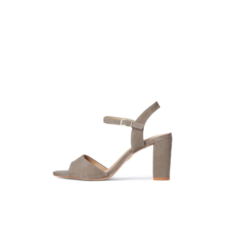 Kazar Kazar Sandalen met riem taupe -