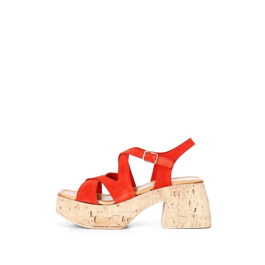 CAFèNOIR CAFè NOIR Sandaal rood -